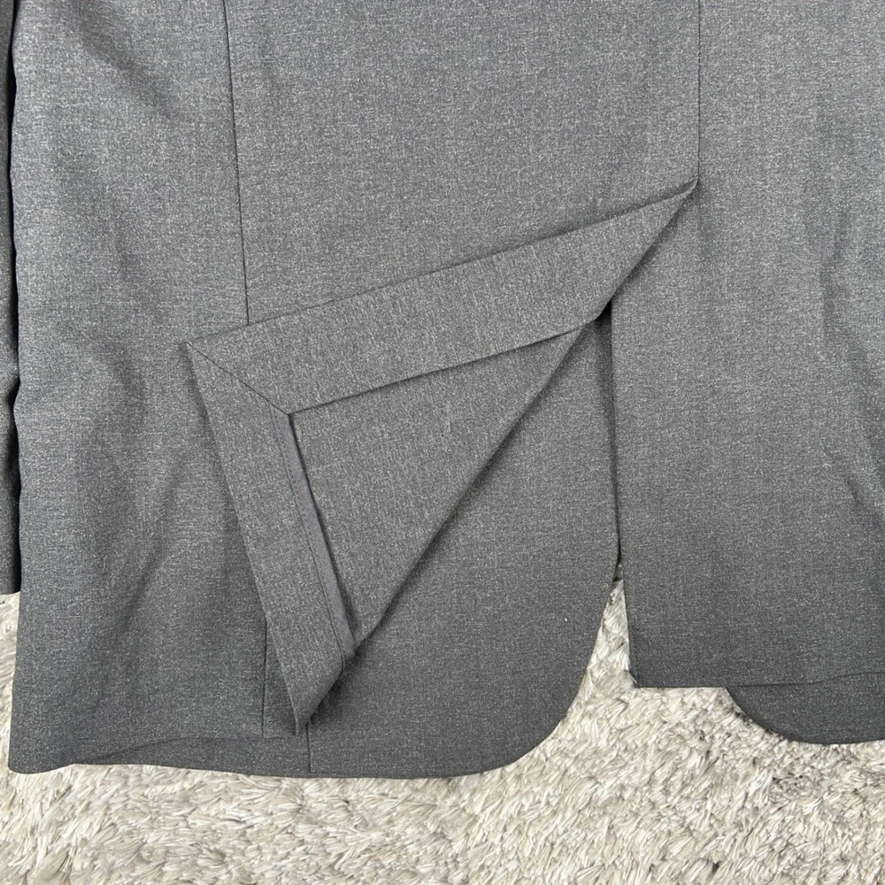 Uniqlo Miracle Air Jacket Mens Large Gray Comfort 2-Button Professional Blazer